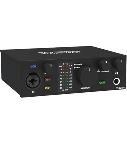 DTM・DAW Topping E2x2 OTG Black TOPPING E2X2 OTG USB Audio Interface